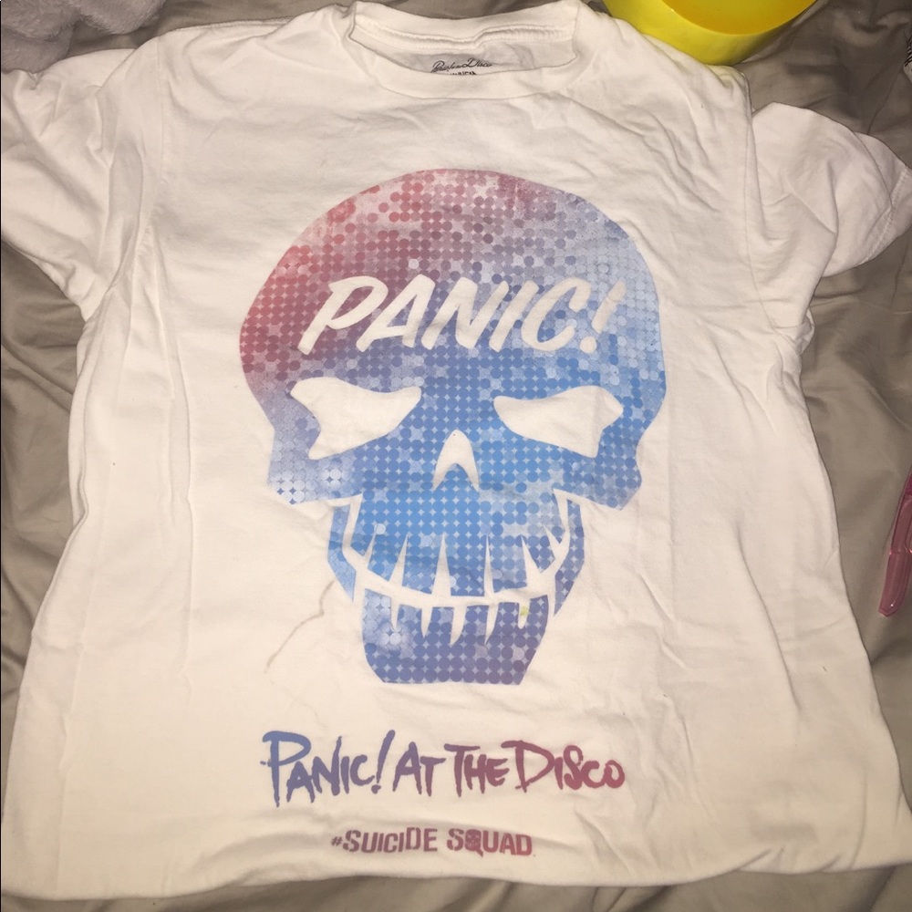 Discontinued Suicide Squad Panic! at the Disco tee